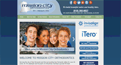 Desktop Screenshot of missioncityortho.com