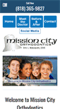 Mobile Screenshot of missioncityortho.com